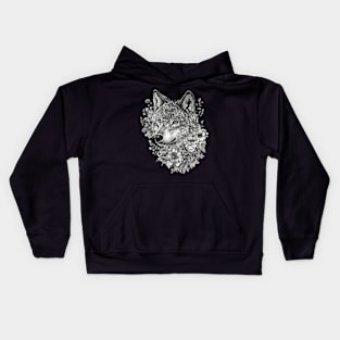 Wolf Natural Predators Kids Hoodie